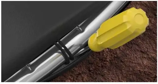 how to secure a jump mat to trampoline frame