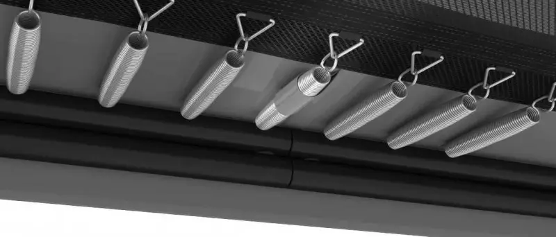 17ft x 10ft Primus PLUS Challenger Above Ground Trampoline - Gray Pad with Black Jump Mat