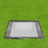 12.5ft x 8ft Akrobat Primus Flat Sport Black Pad and Gray Mat In-Ground Trampoline