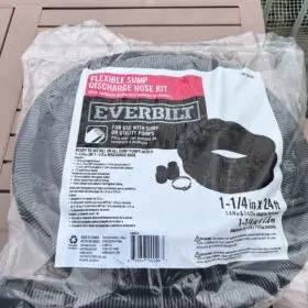 trampoline drain line