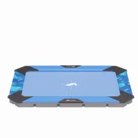 14ft X 10ft XCITYX Akrobat In-Ground Trampoline - Blue Pad And