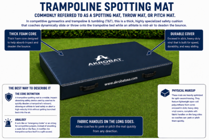 AkrobatUSA Trampoline Spotting Mat