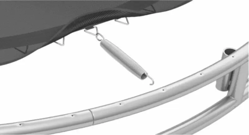 How to Install an In-Ground Trampoline (Step-by-Step Guide) 4 Add Springs in Intervals