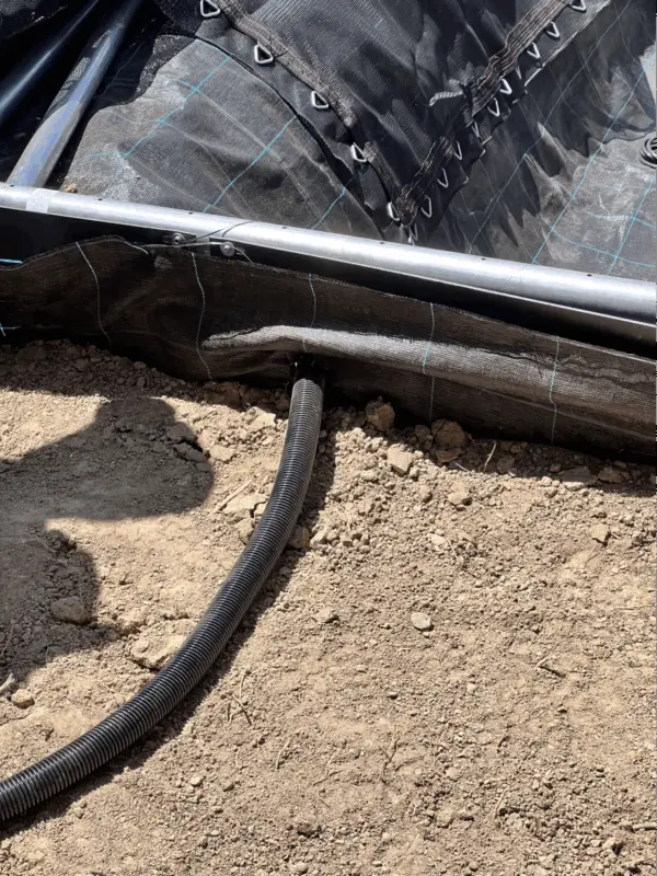 In Ground Setup Plan for Drainage