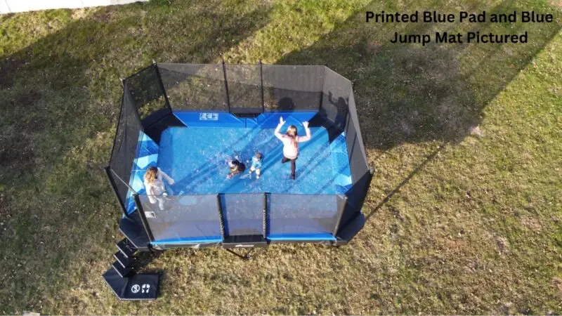 kids jumping on 17ft 12 ft xcityx above ground