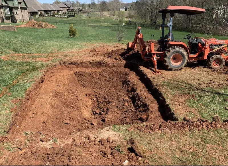 trampoline excavation