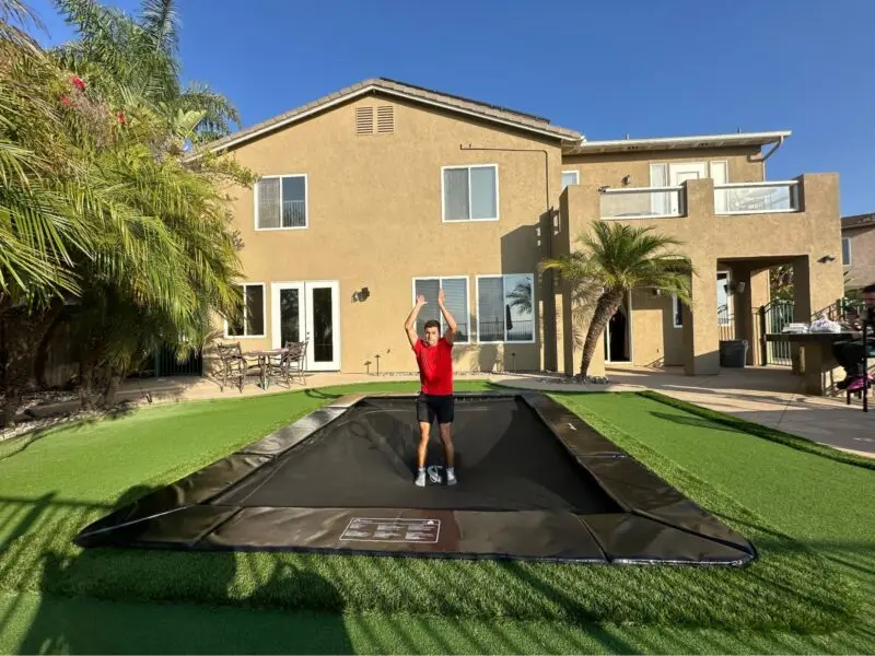 trampoline takeoff form jumping form