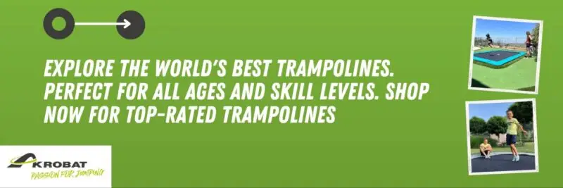 top rated trampolines banner