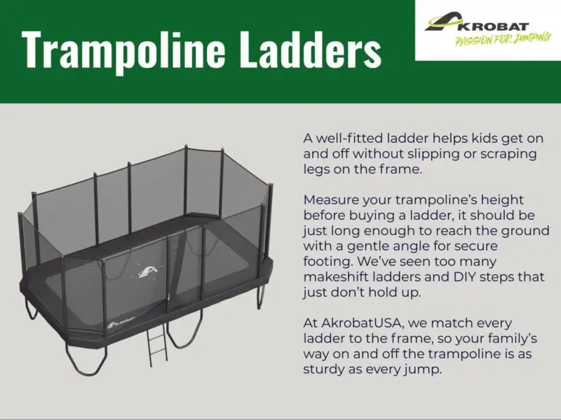 trampoline ladders