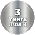 3 Year Warranty